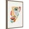 Color Abstract Faces #2 by Jay Stanley Framed Canvas Wall Art